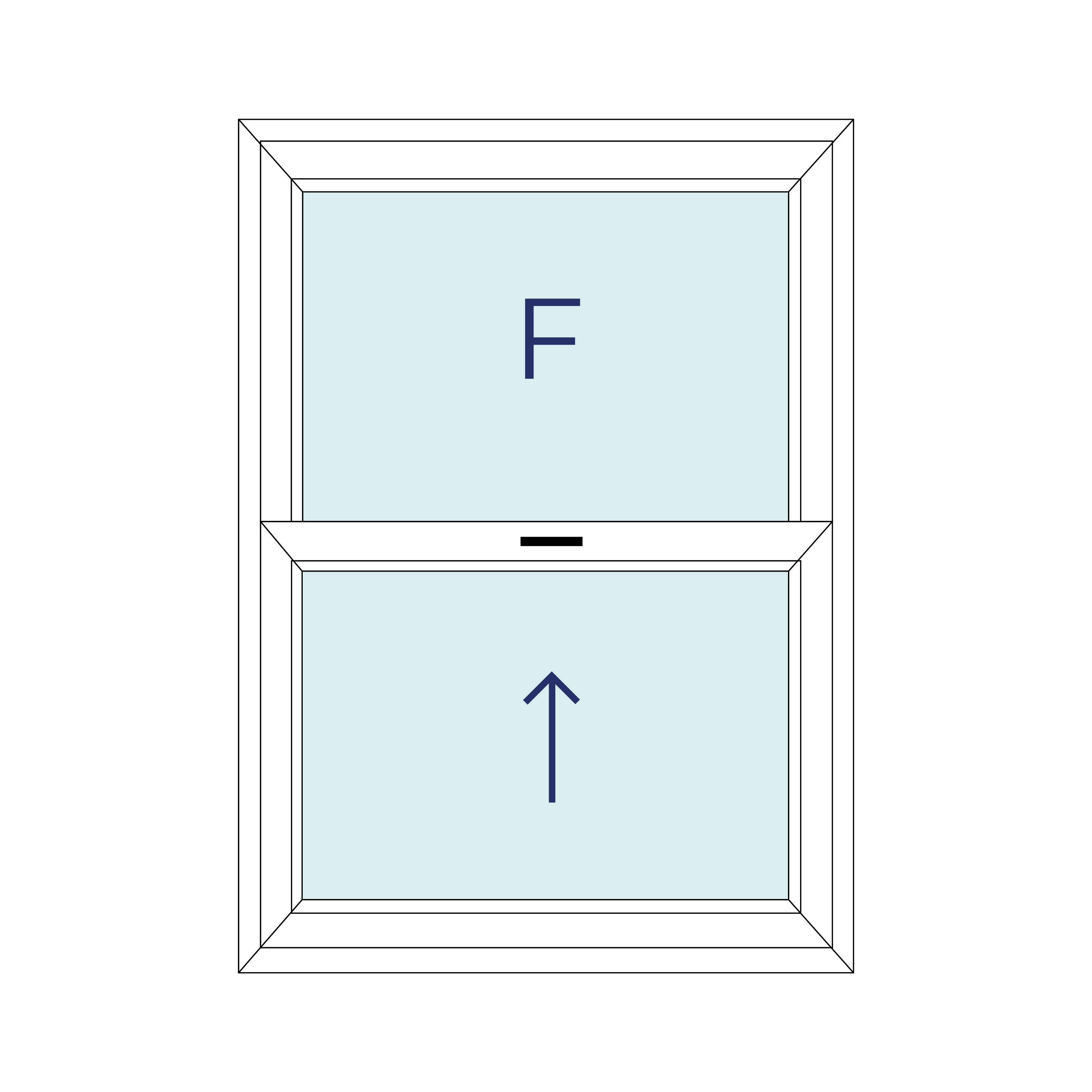 Ventana Guillotina uPVC